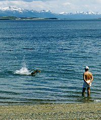 Nadando en Ushuaia